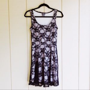 NWOT Black Lace Mini Dress